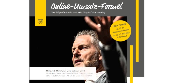 Dirk Kreuters Online Umsatz Formel Seminar