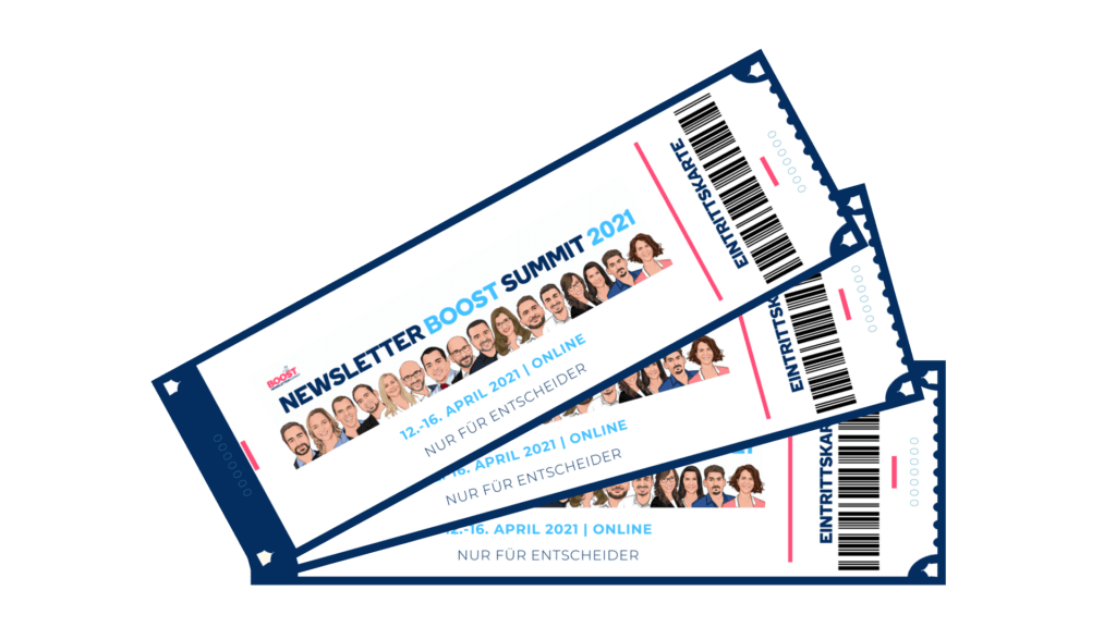 NBS21 Newsletter Boost Summit Tickets 2021
