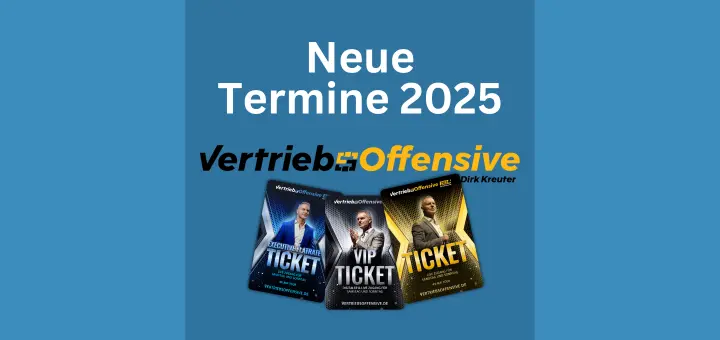 Vertriebsoffensive 2025 Termine Dirk Kreuter